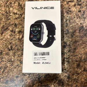 VILINICE Smart Watch, Fitness Watch with Touch Screen. Black. Like new used once
